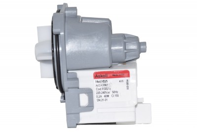 Насос пральної машини зливний Askoll M325 RS0812 40W (3 заcувки, фішка ззаду)